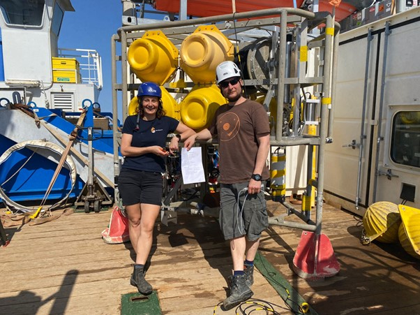 The proud operators of the ALBEX lander with special thanks to the NIOZ NMF.