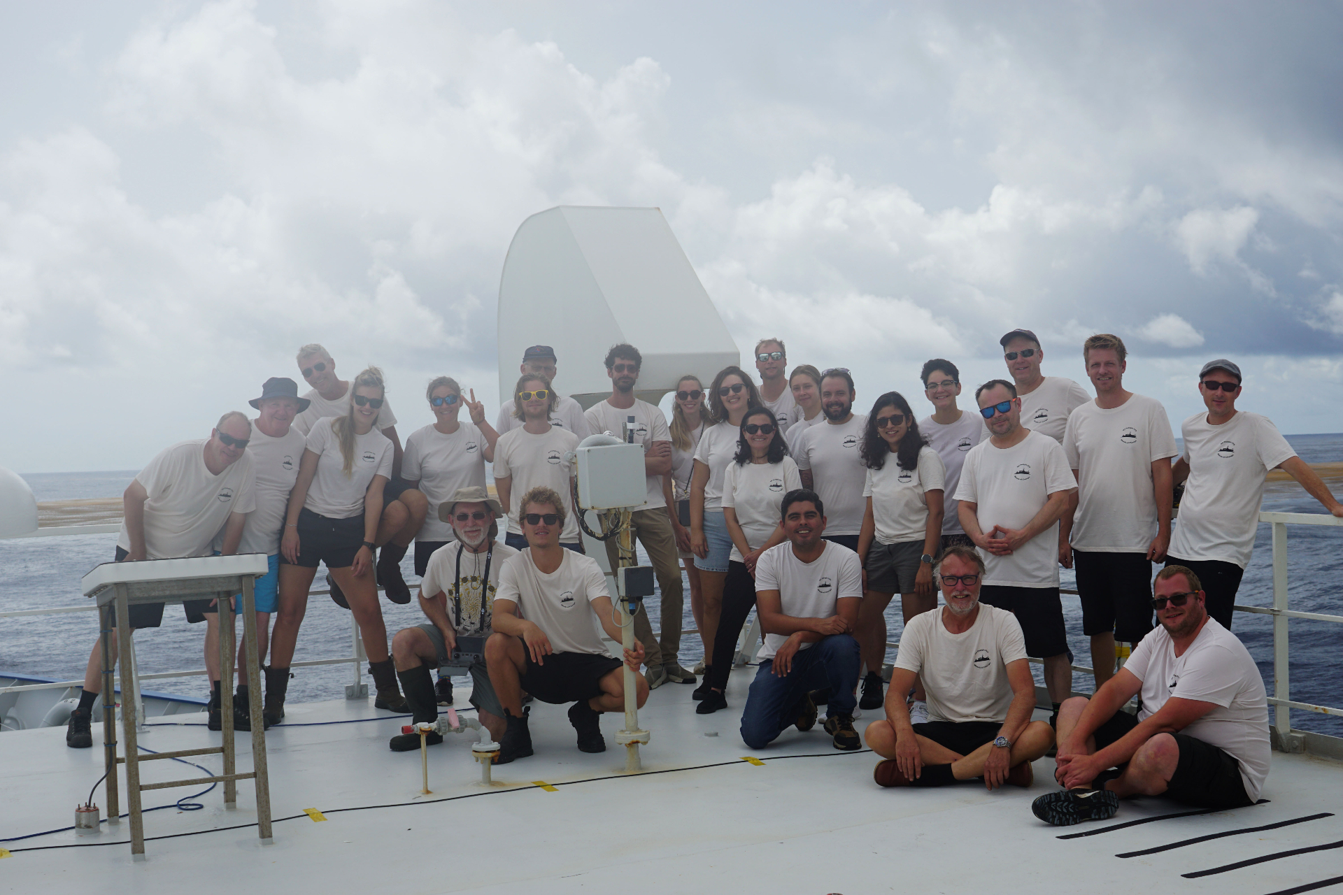 The Weeds of Change science and ship’s crew (photo credit: Julia Schnetzer).  