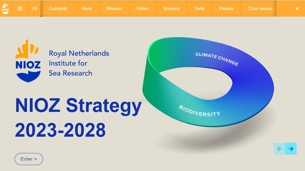 NIOZ Strategy & Science Plan 2023-2028 (online design) NIOZ Strategy & Science Plan 2023-2028 (online design)