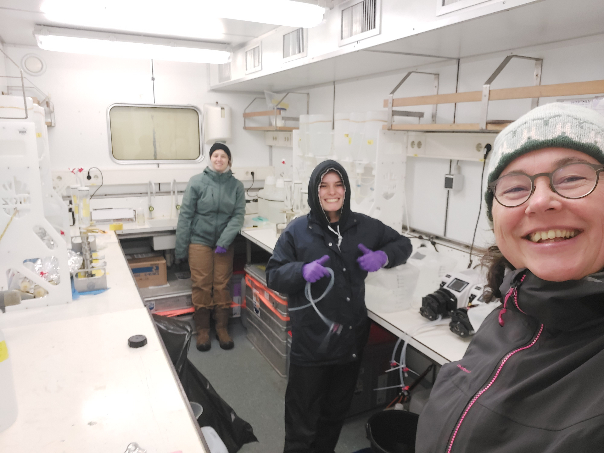 Good times in the filtration container!