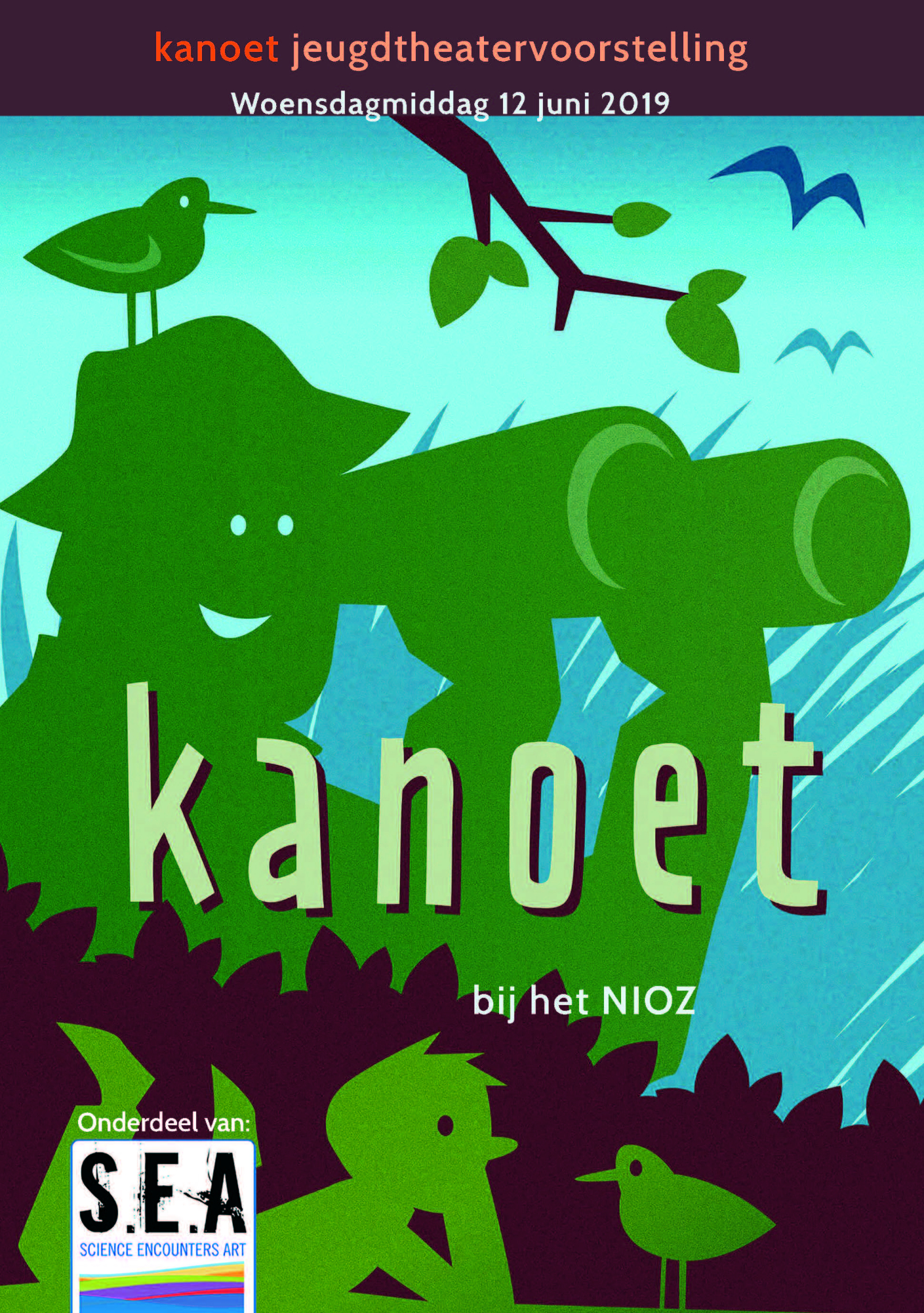 Jeugdtheatervoorstelling 'Kanoet', een coproductie van Pier21 en Garage TDI. Jeugdtheatervoorstelling 'Kanoet', een coproductie van Pier21 en Garage TDI.
