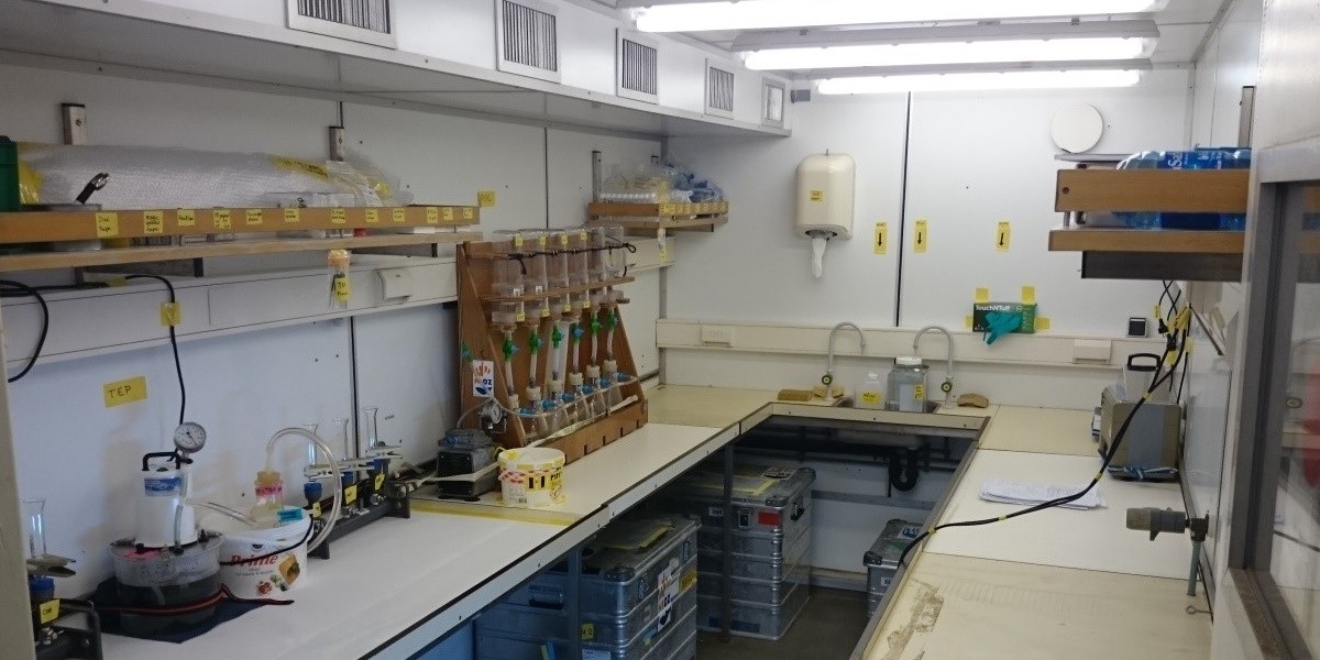 My lab at 14°C (seawater temperature).