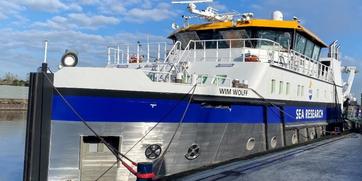  The final works are currently taking place at Thecla Bodewes Shipyards. Photo NIOZ