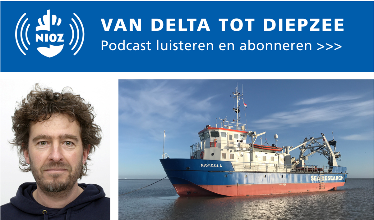 Podcast 8 De Waddenzee als verrassing, met Bram Fey, kapitein van de RV Navicula Podcast 8 De Waddenzee als verrassing, met Bram Fey, kapitein van de RV Navicula
