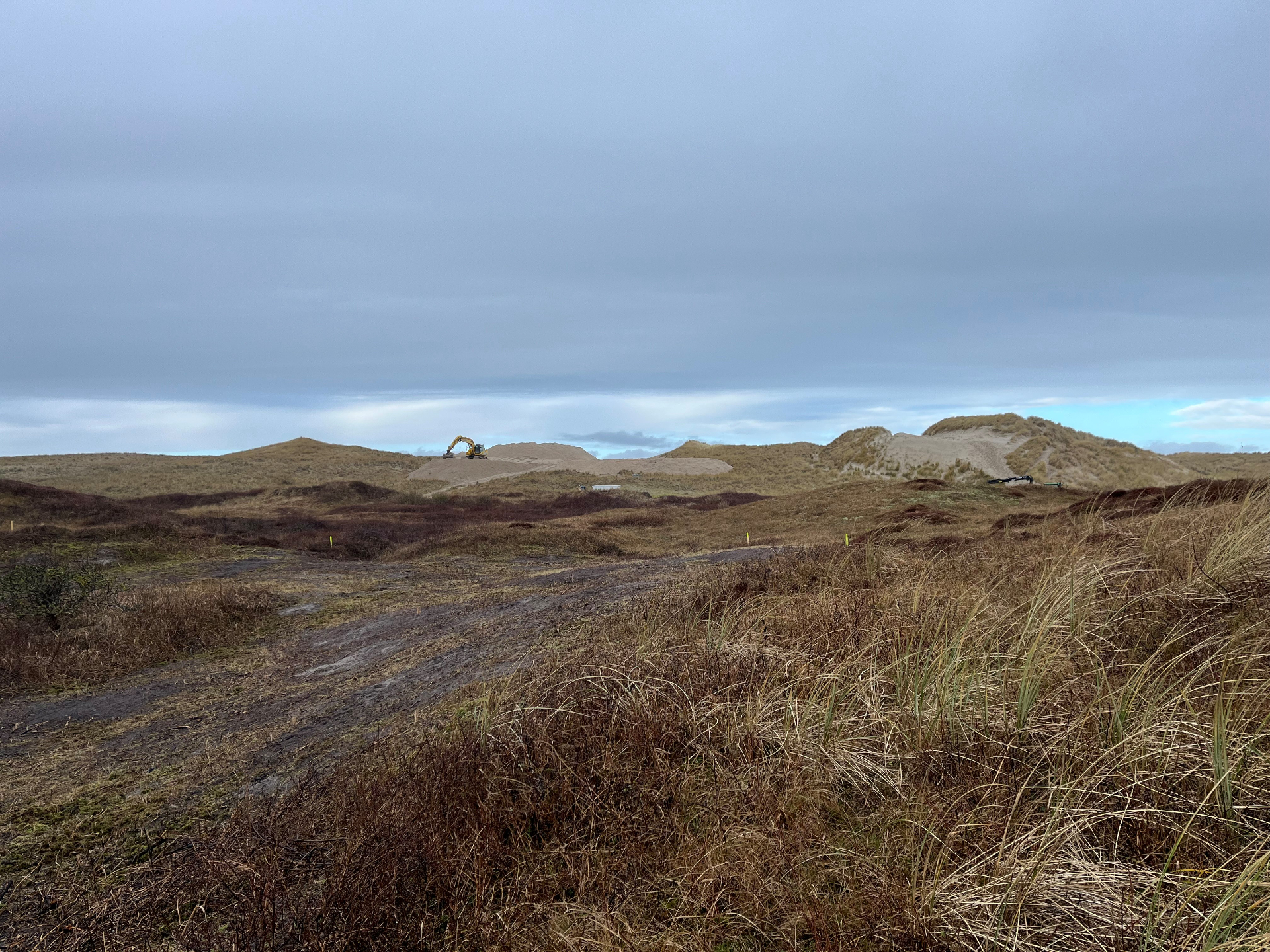 Foto van de kerflocatie gemaakt door O Verhage op 25 januari 2025