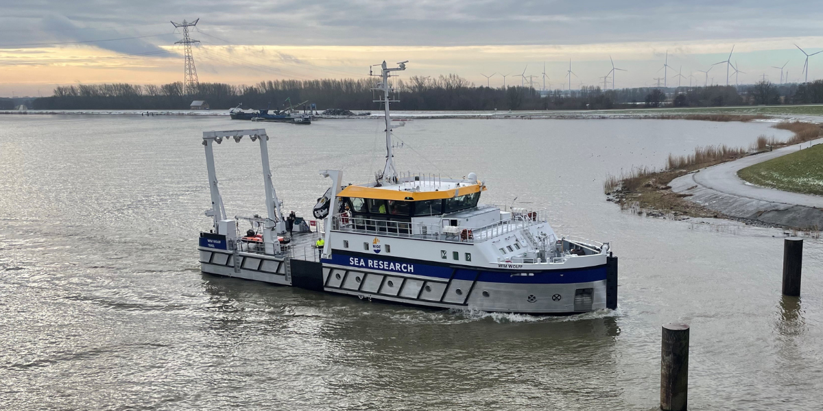 RV Wim Wolff during test. Photo: Thecla Bodewes Shipyards 