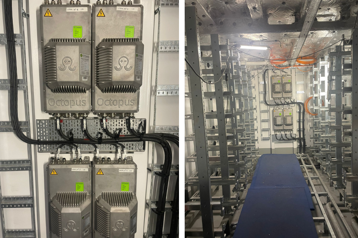 Frames waiting for the battery packs