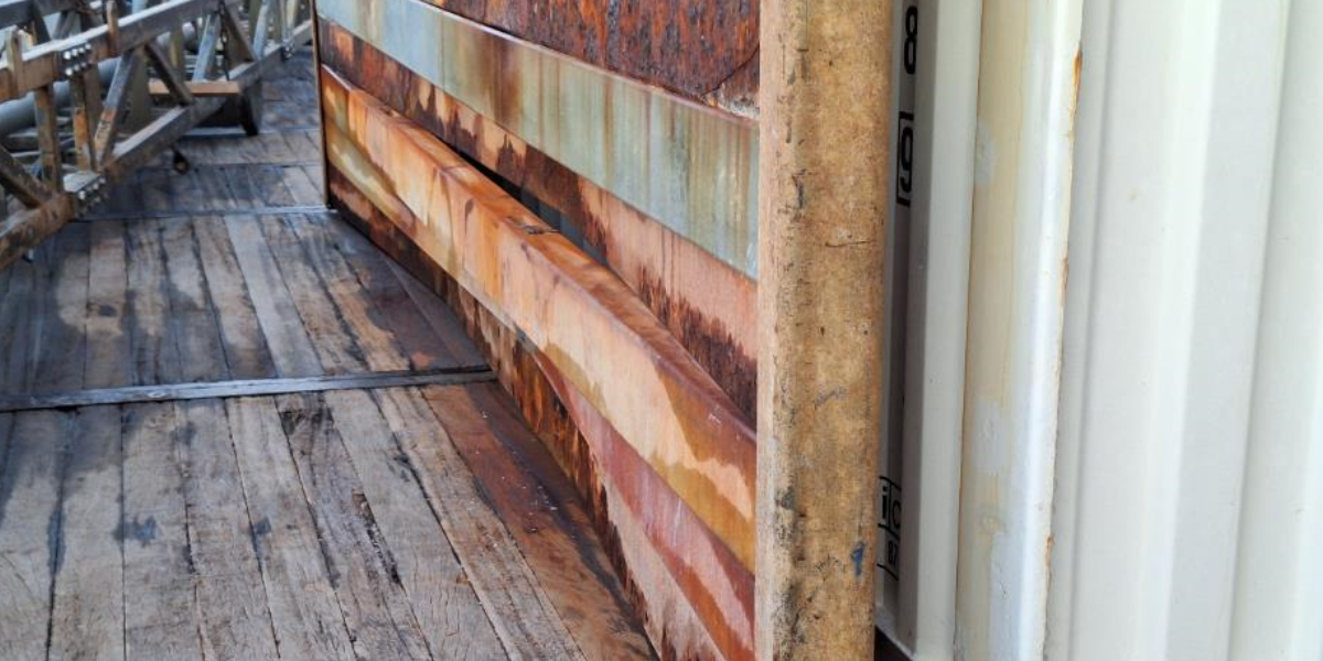 The seawall after the storm. Photo: Florine Kooij