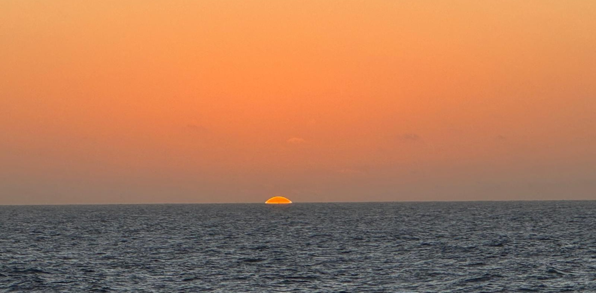 Last dustless sunset (picture taken by Kelly)