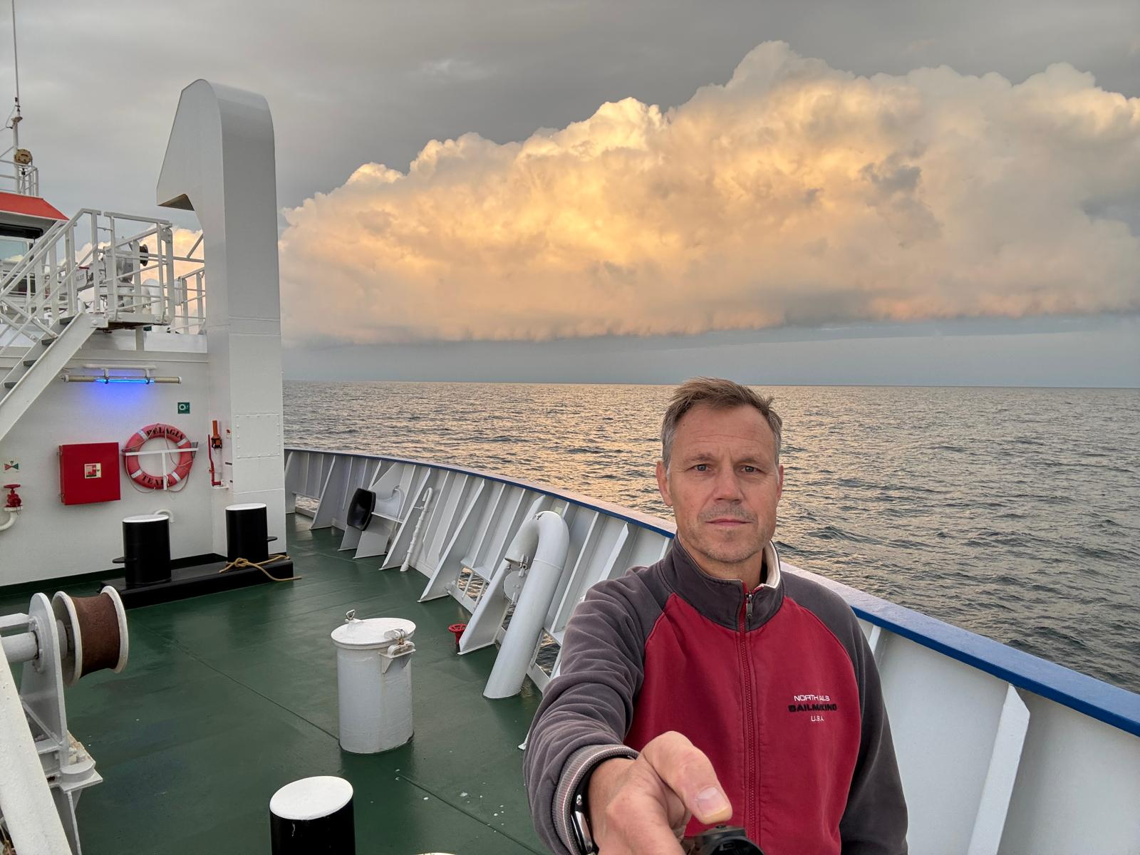 Martin on the RV Pelagia