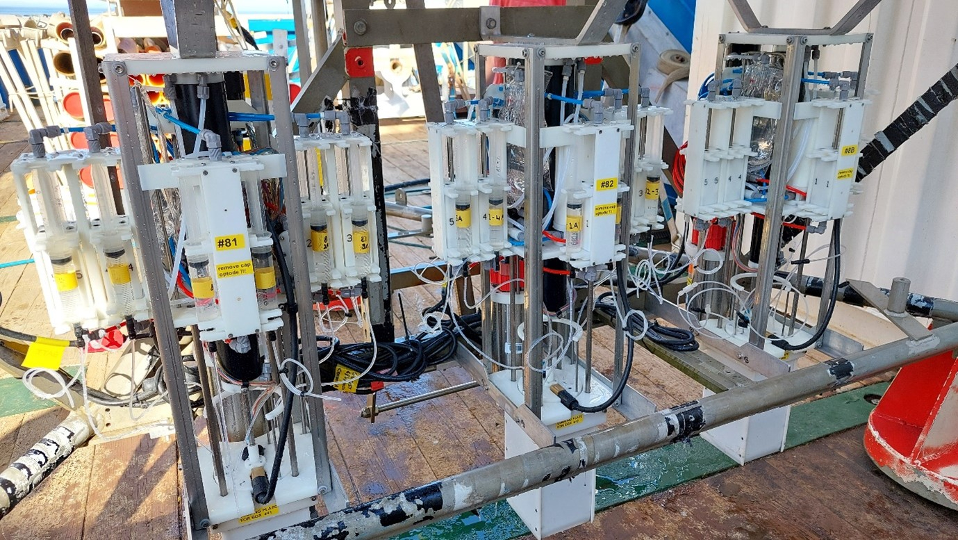 The Albex in situ incubation chambers.