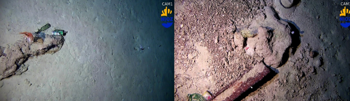 Human imprint in the deep sea. Credits: NIOZ