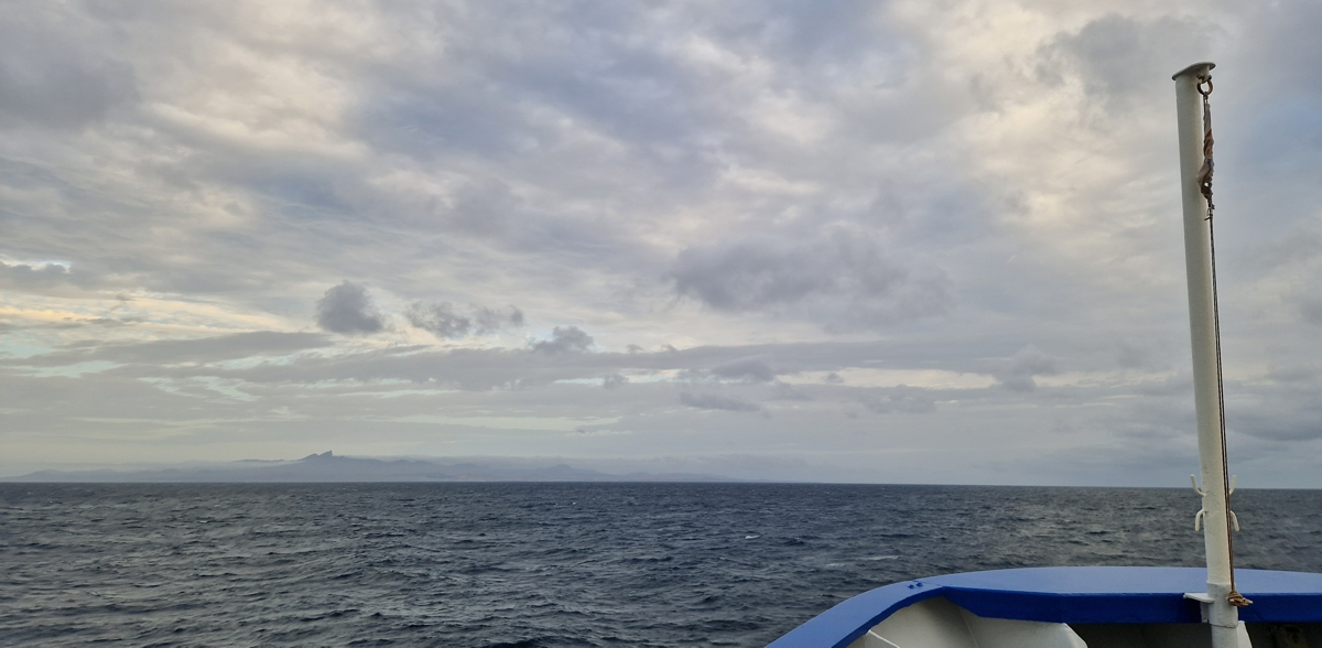 Land ahoy! We are approaching Praia, Cabo Verde