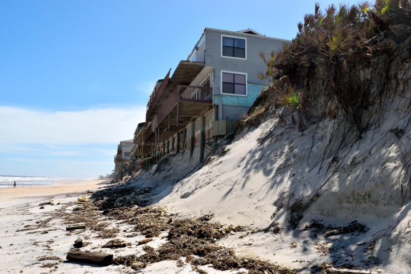 Florida beach erosion - photo by Paul Brennan